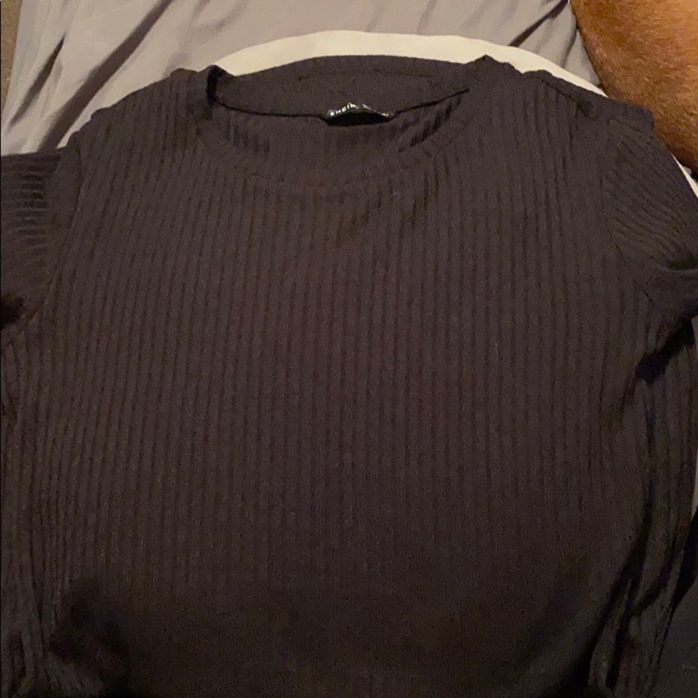 Black T-shirt dress